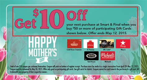 smart and final mother's day gift card|Smart & Final Gift Cards .